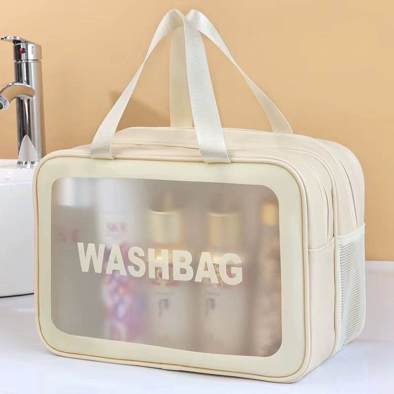 GlowGo Wet-Dry Makeup Bag – Organise, Travel, Shine!