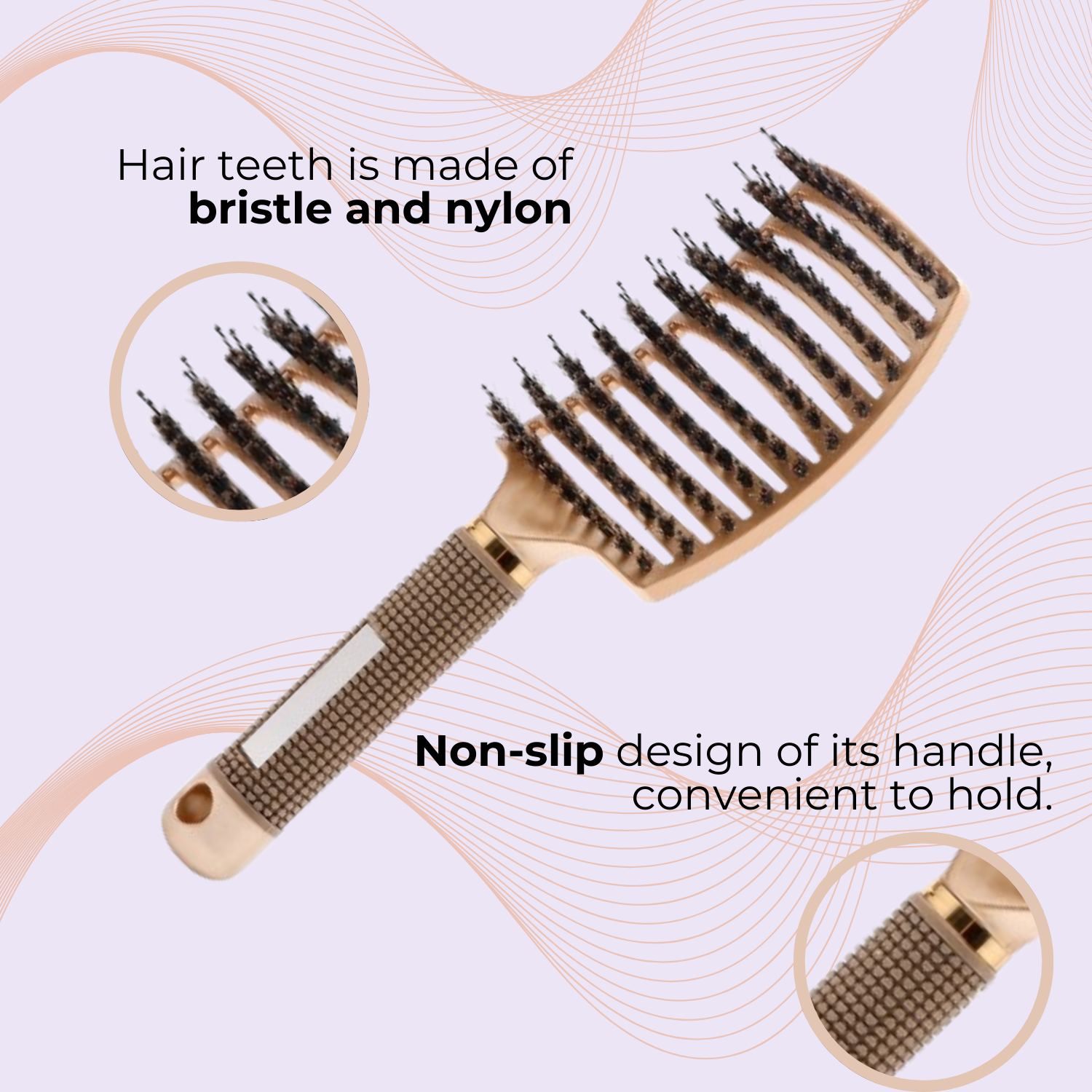 Effortless Hair Detangling Brush