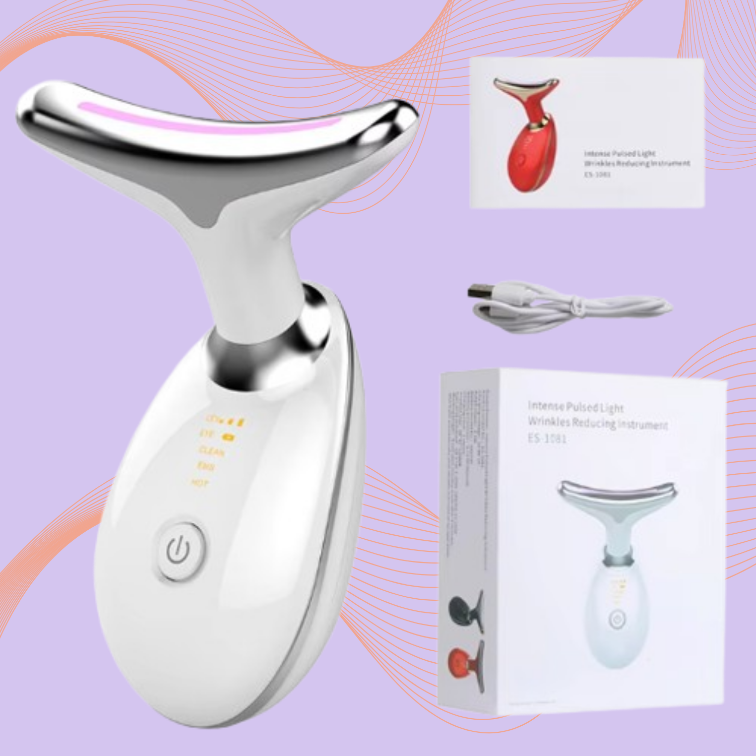 LumiGlow LED Facial & Neck Sculptor