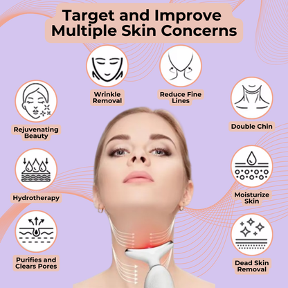 LumiGlow LED Facial & Neck Sculptor