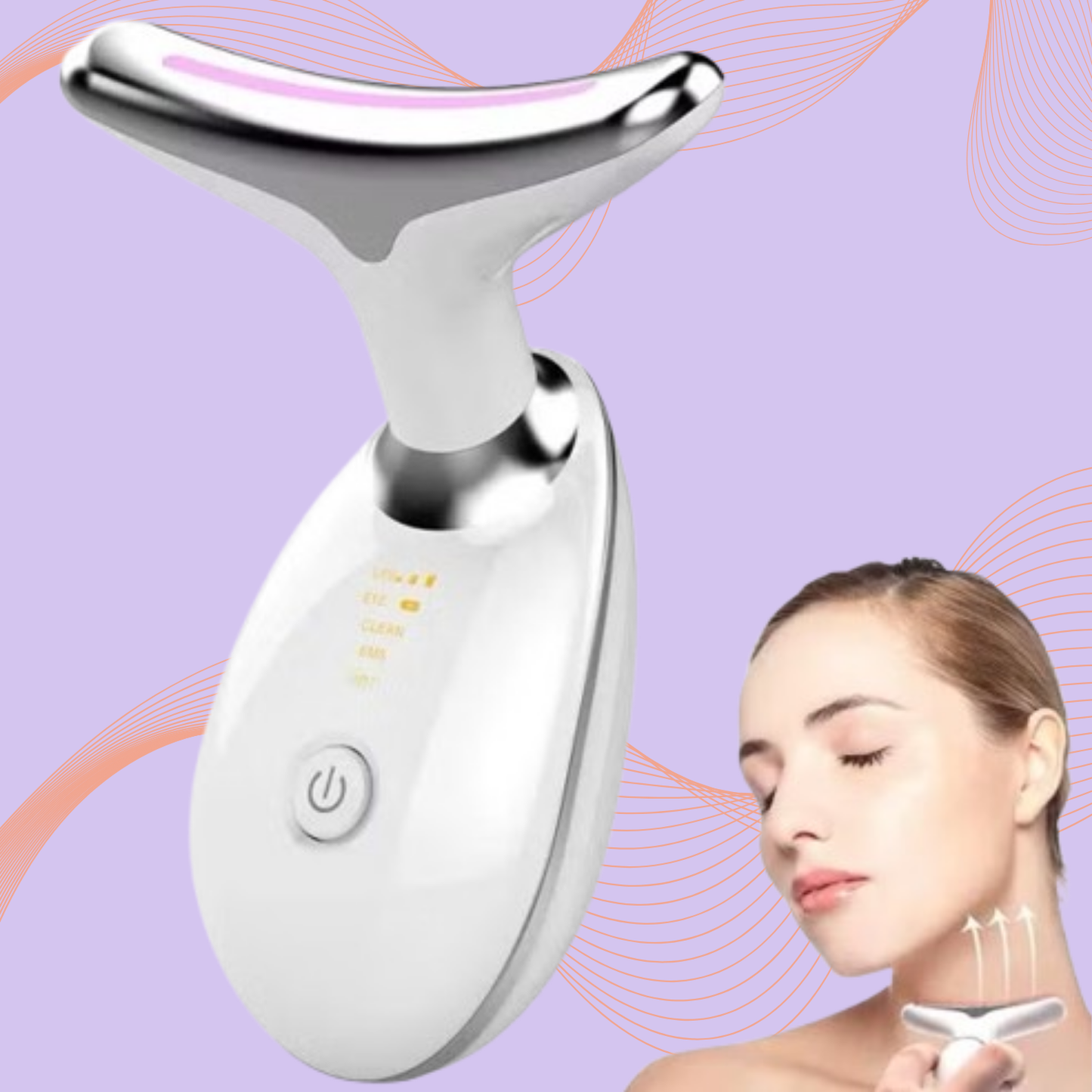 LumiGlow LED Facial & Neck Sculptor