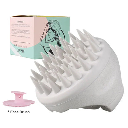 EcoGlow Scalp Massager Brush – Clean, Stimulate, and Grow!