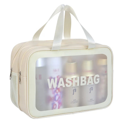 GlowGo Wet-Dry Makeup Bag – Organise, Travel, Shine!