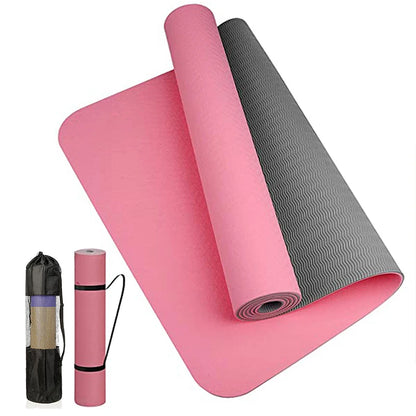 Premium Non-Slip TPE Yoga Mat – Extra Durable & Sweatproof