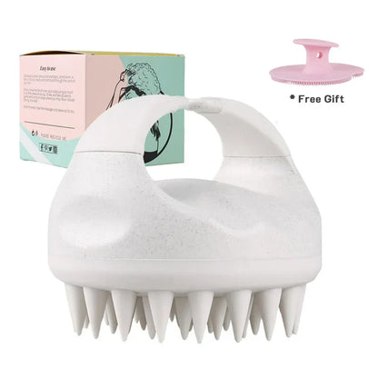 EcoGlow Scalp Massager Brush – Clean, Stimulate, and Grow!