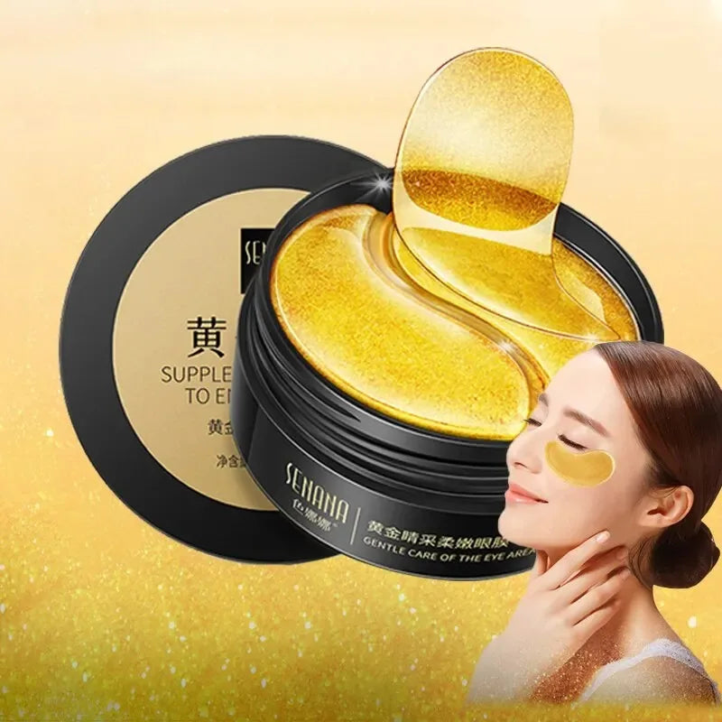 GlowEyes Gold Collagen Eye Masks – Revive, Hydrate, and Brighten!