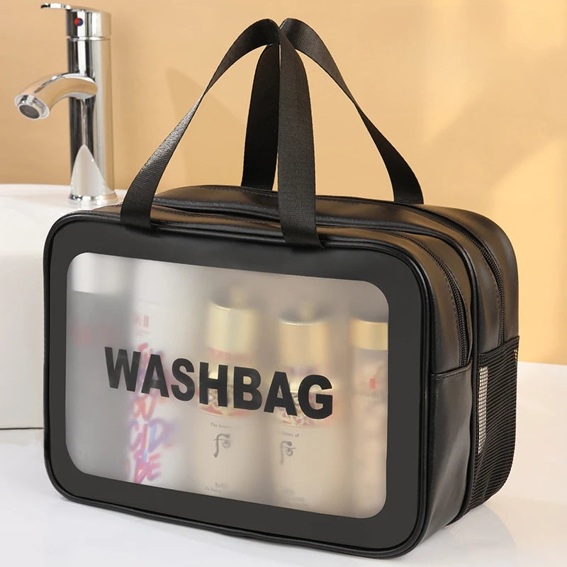 GlowGo Wet-Dry Makeup Bag – Organise, Travel, Shine!