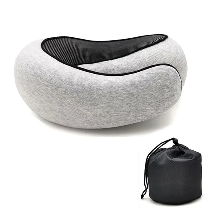 ElevateTravel™ Memory Foam Neck Pillow